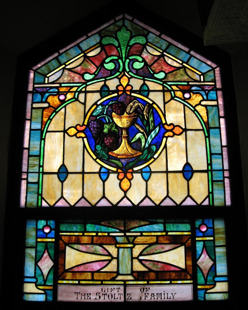 The Holy Chalice The stained glass window can be seen insi… Flickr