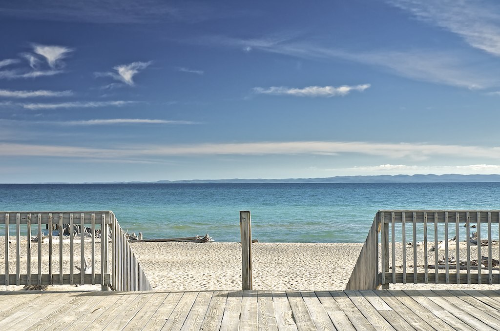 whitefish point, michigan View across Whitefish Bay / Lake… Flickr