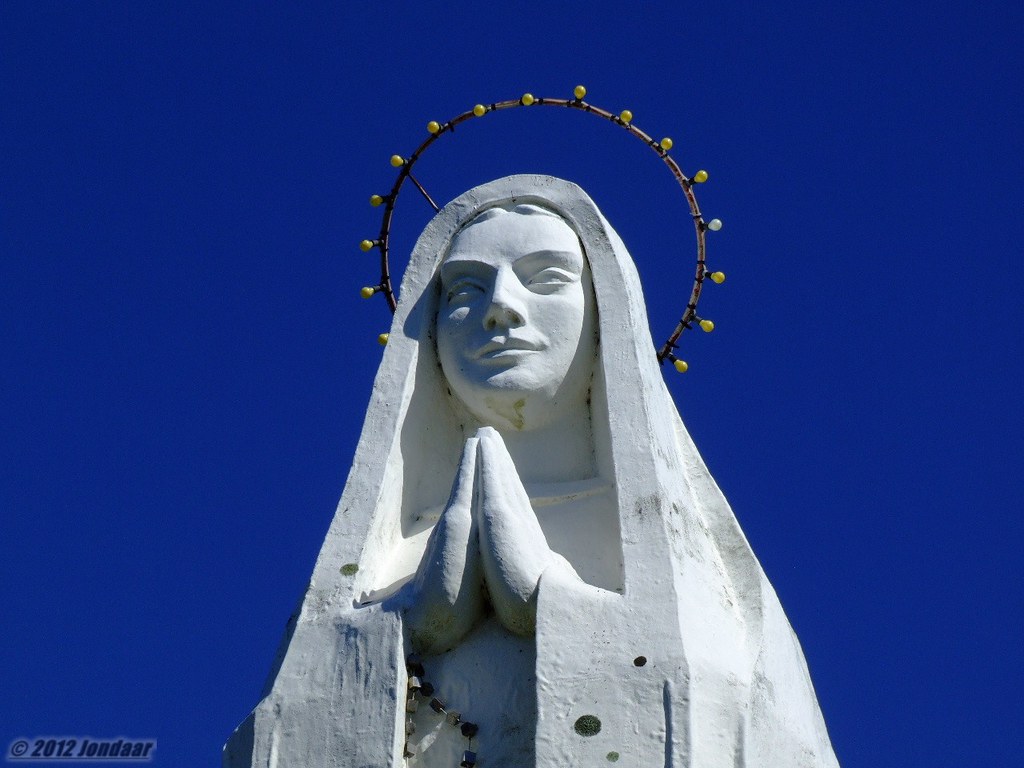 Our lady of Lourdes The Statue at Paraparaumu, New Zeala… Flickr