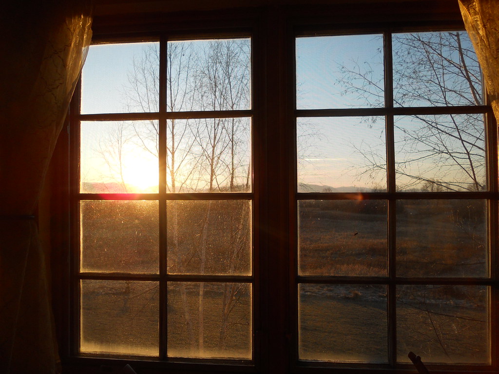 View out the Window near sunrise Laura Blankenship Flickr