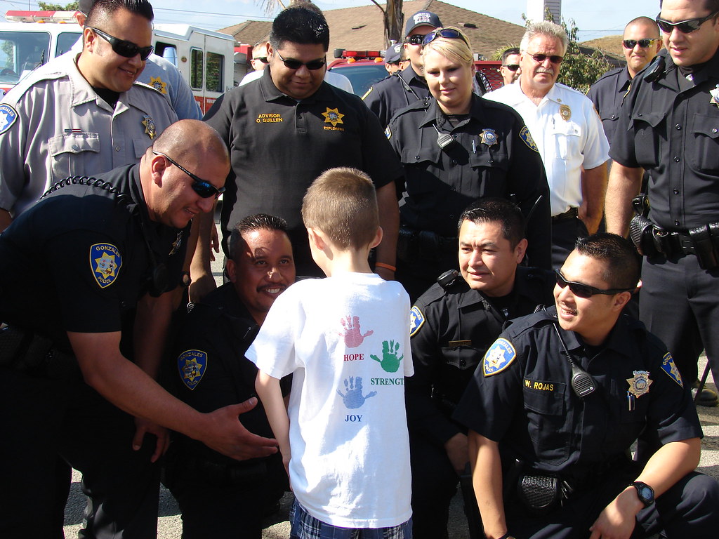 Shane meets the Gonzales, CA police department SFWish Flickr