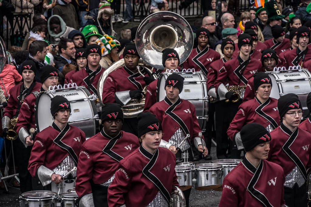 Wildcats Marching Band, (USA) Perform On St. Patri… Flickr