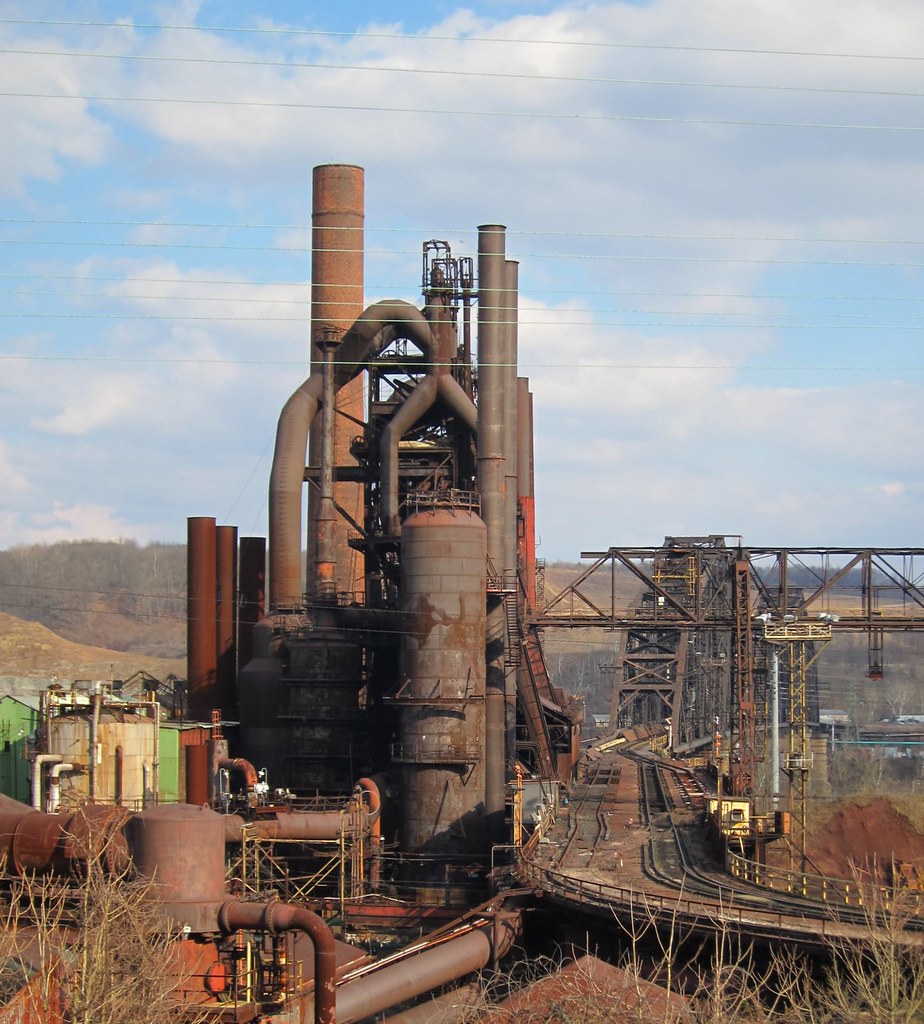 Wheeling Pitt Steel Blast furnace/high line/Ohio River bri… Flickr