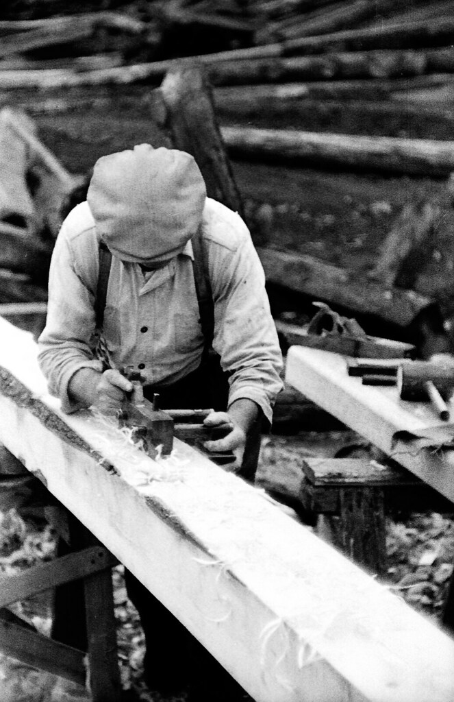 510 Boat Building, Nova Scotia, Canada 1936 This carpente… Flickr