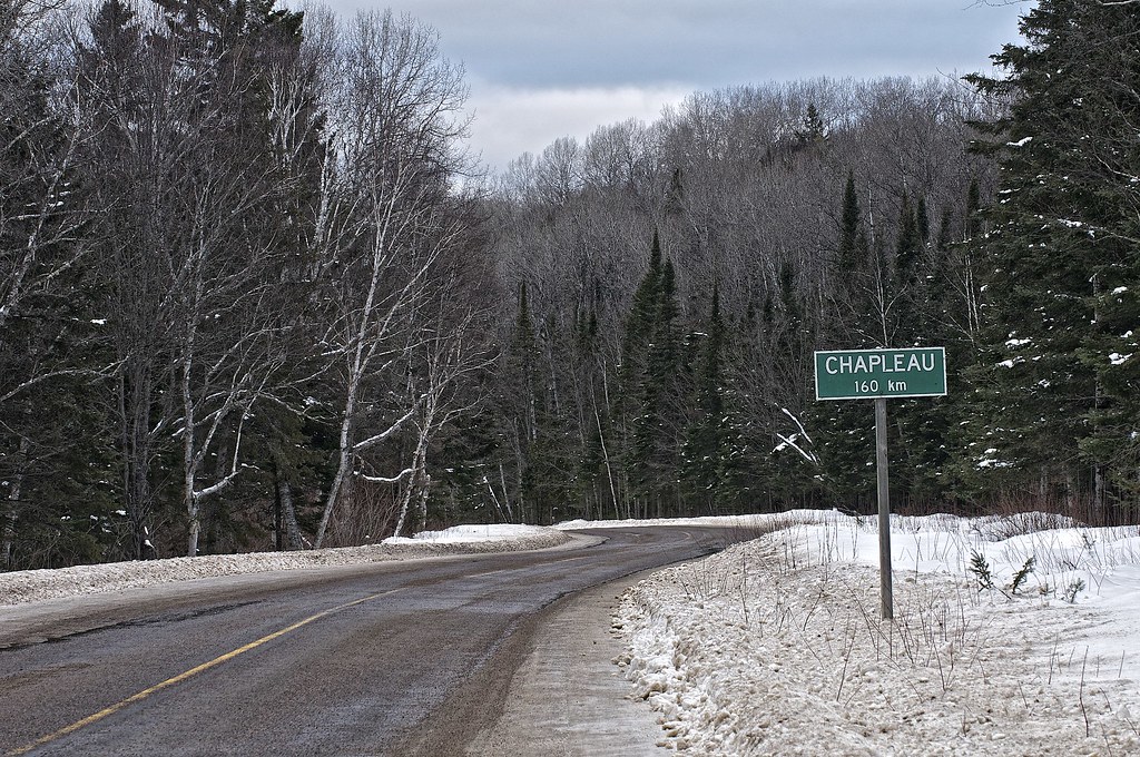 chapleau 160 km A Northern Ontario winter on Highway 129 b… Flickr