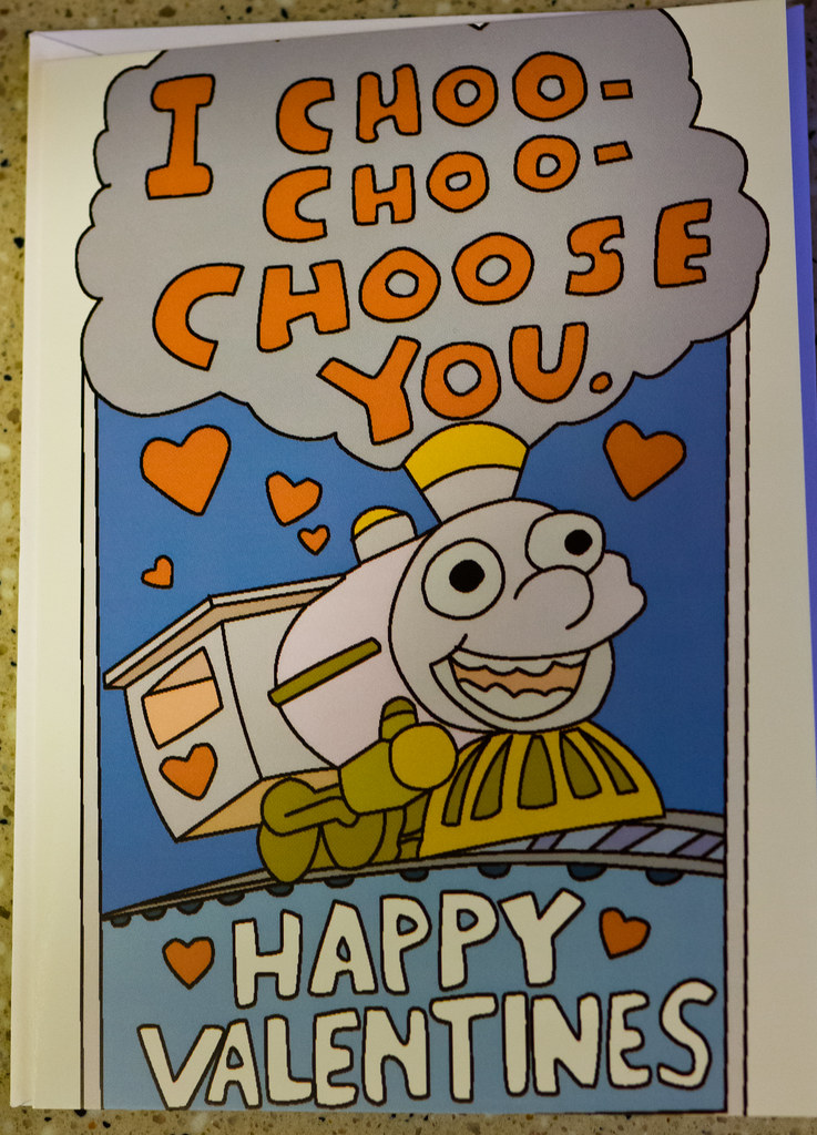 "I ChooChoo Choose You" Card 2012 daily photo 45/366. Va… Flickr
