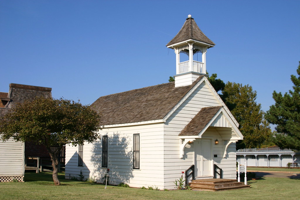 Church, Elk City, Oklahoma This small church is part of Th… Flickr