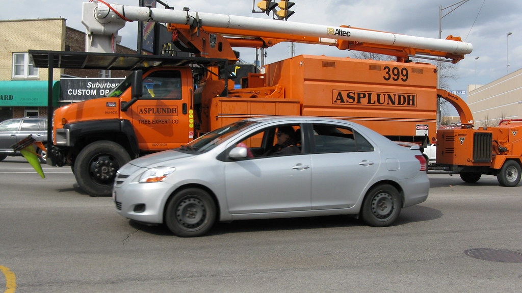 Asplundh Tree Service truck. Norridge Illinois USA. Wednsd