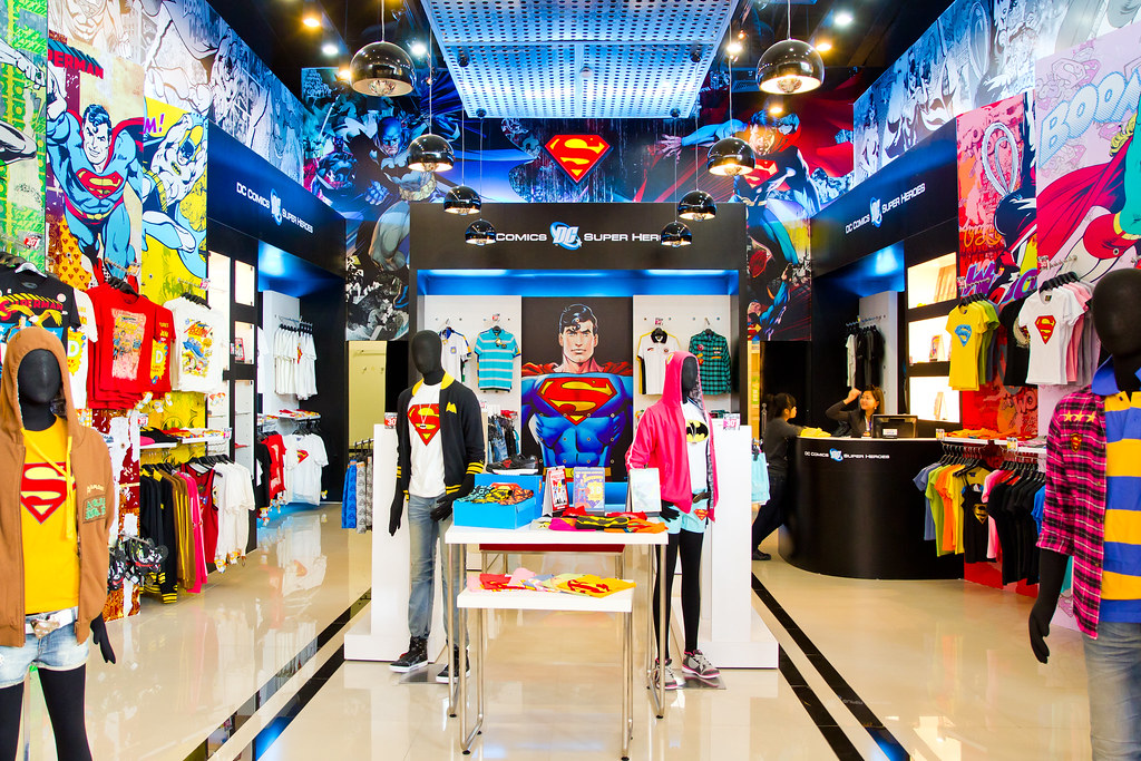 DC Comics store Taken inside Central World Shopping Center… Flickr