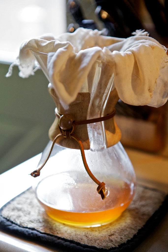 Straining Some Maple Syrup Before Finishing I like to pres… Flickr