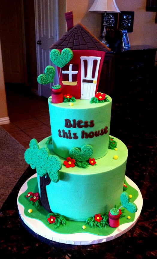 Housewarming Cake I made this one for a friend's housewarm… Flickr