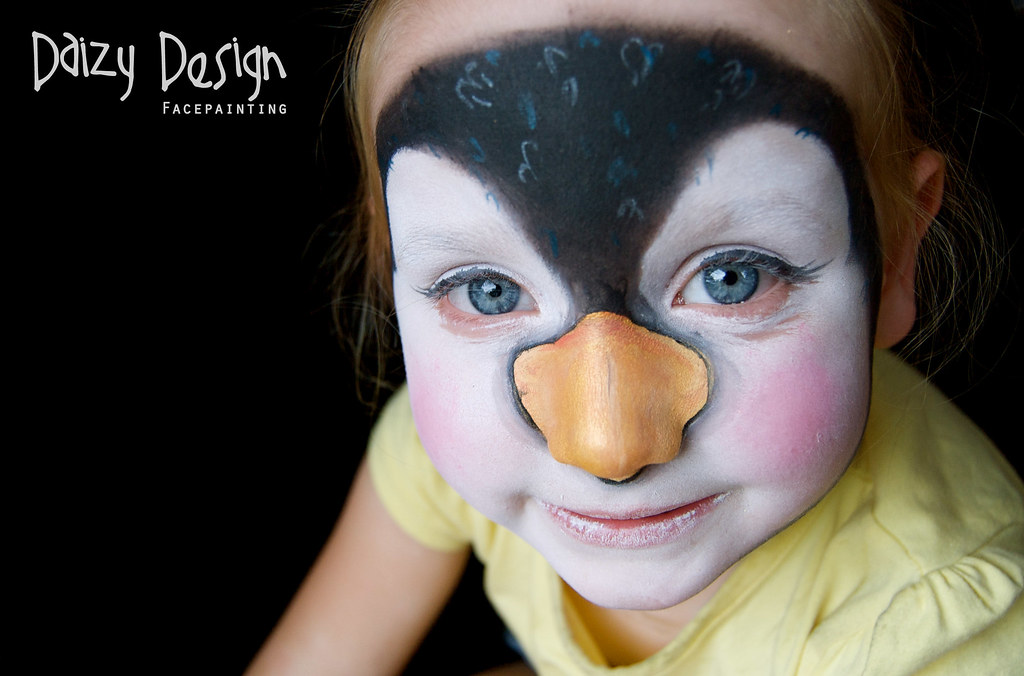 Face Painting Penguin Daizy Design Face Painting, www.da… Flickr