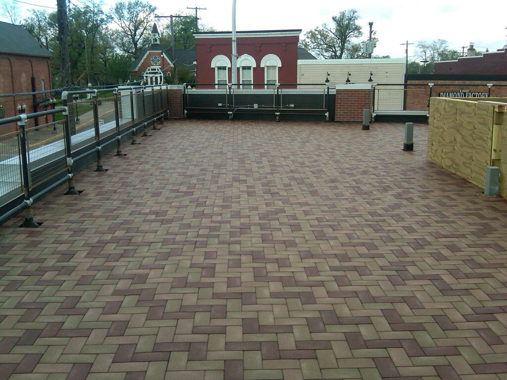AZEK Pavers Flat Roof Color Boardwalk, Redwood and Olive … Flickr