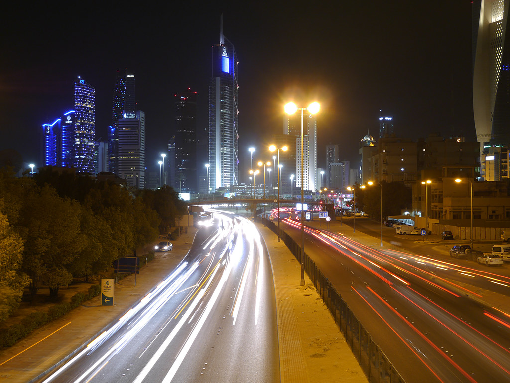 Kuwait City at Night 6 second exposure with the Panasonic … Cajetan