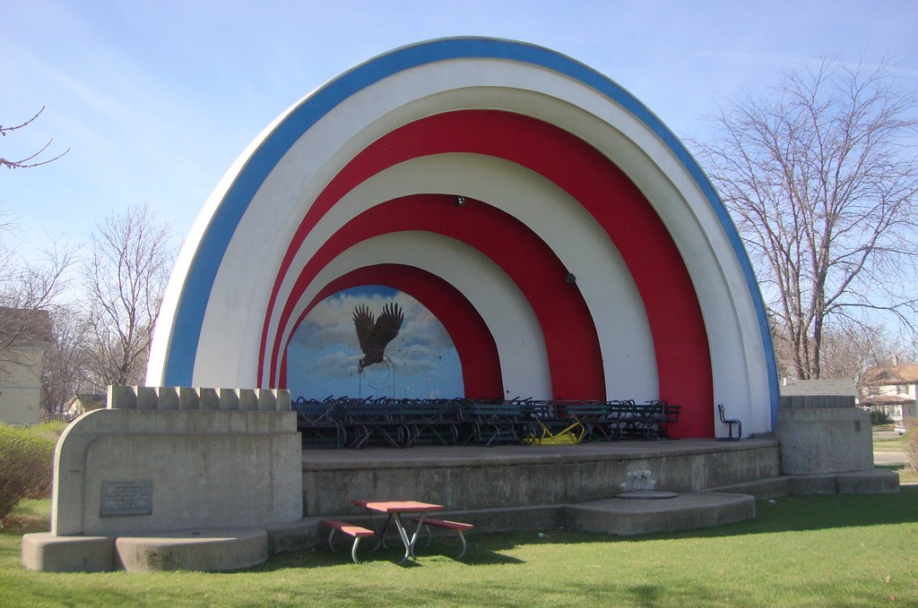 Campbell Park Band Shell (Huron, South Dakota) Huron is lo… Flickr