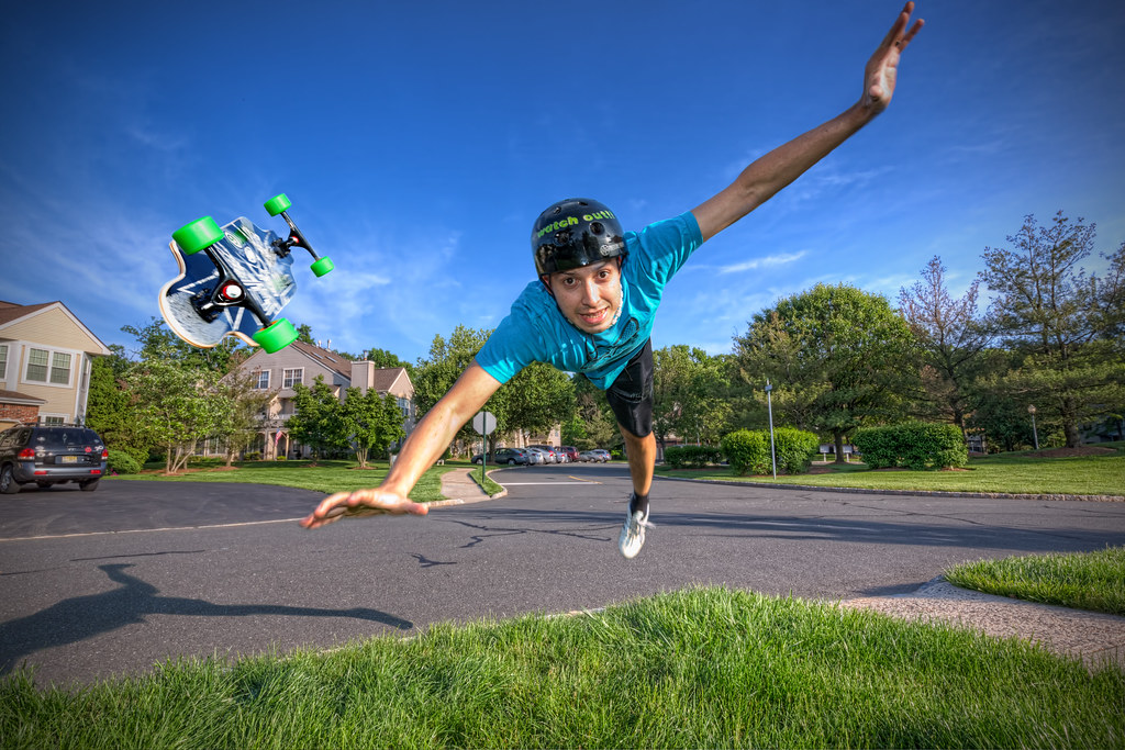 Longboarding Background HDR 5 shots (4 2 0 +2 +4) Pho… Flickr