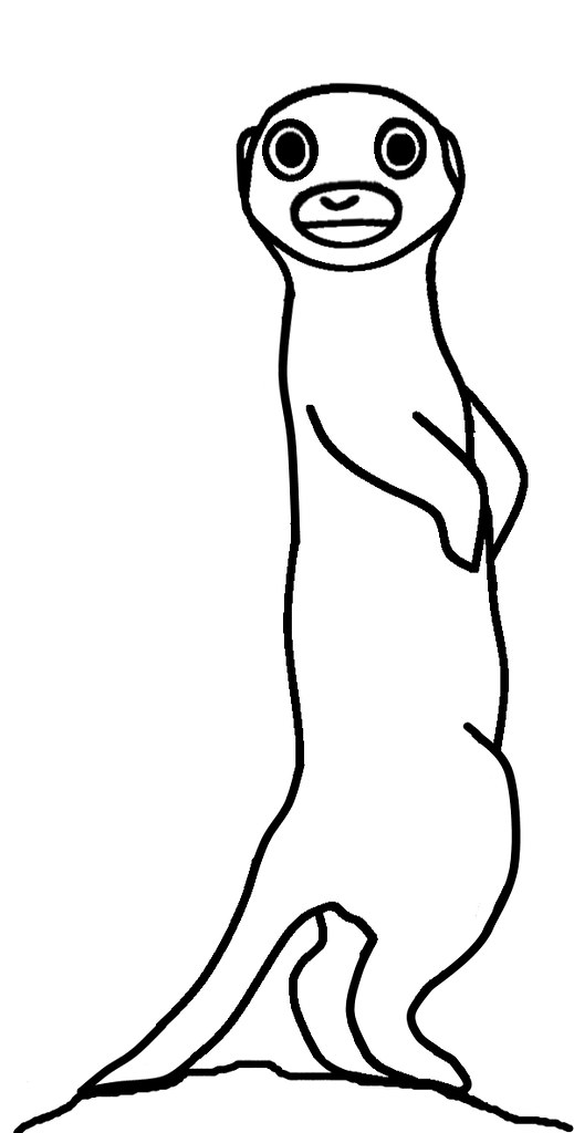 meerkat coloring page Meerkat coloring page. For more dese… Flickr