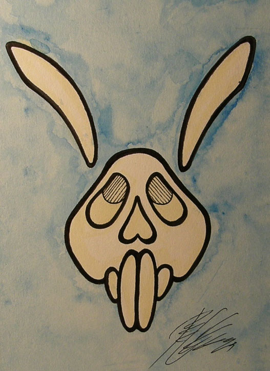 Dead Bunny A drawing based on a sketch from my