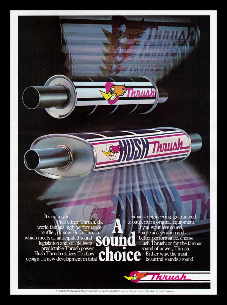 Thrush Mufflers, 1974 Cosmo Lutz Flickr