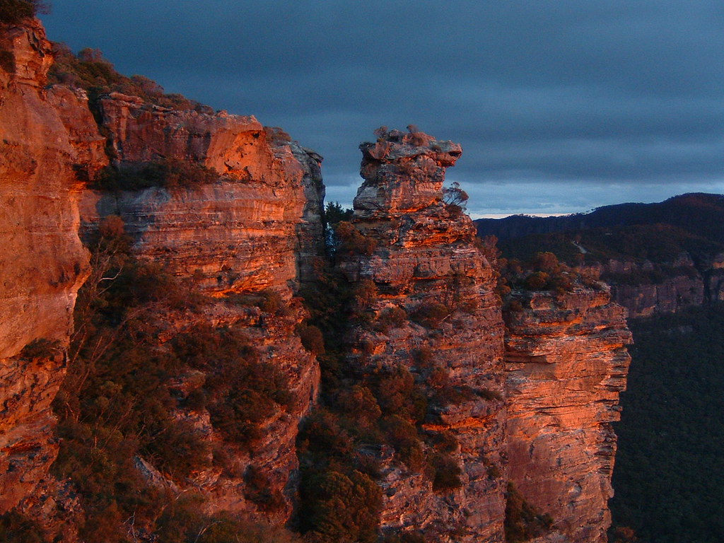 Boars Head rock Katoomba Blue Mountains Catching the l… Flickr