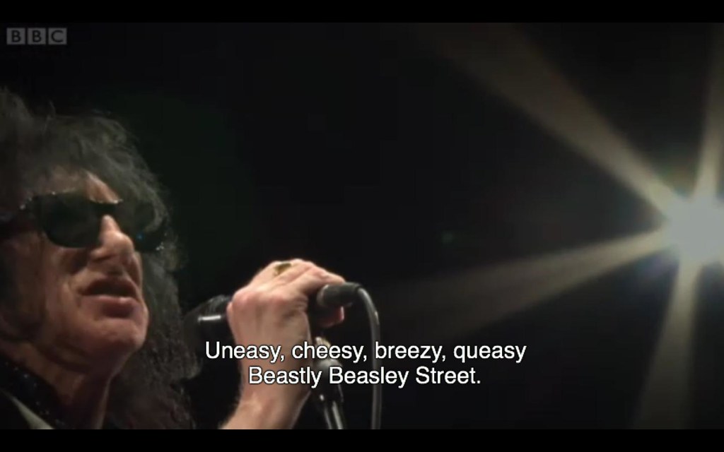 “Uneasy, cheesy, breezy, queasy, Beastly Beasley Street.” … Flickr