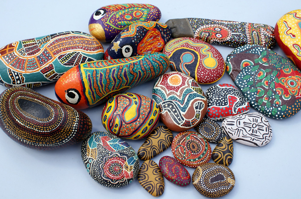 Painted Rocks I came across a bag of rocks that I painted … Flickr