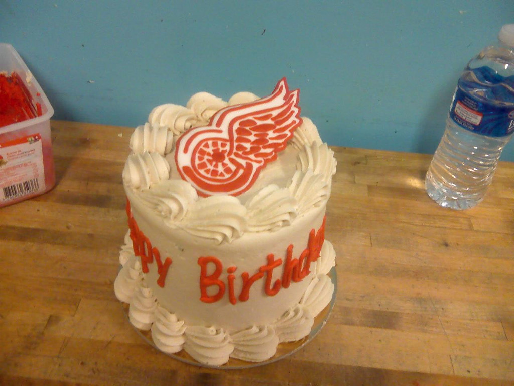 Red Wings Birthday cake West Town Bakery & Diner Flickr