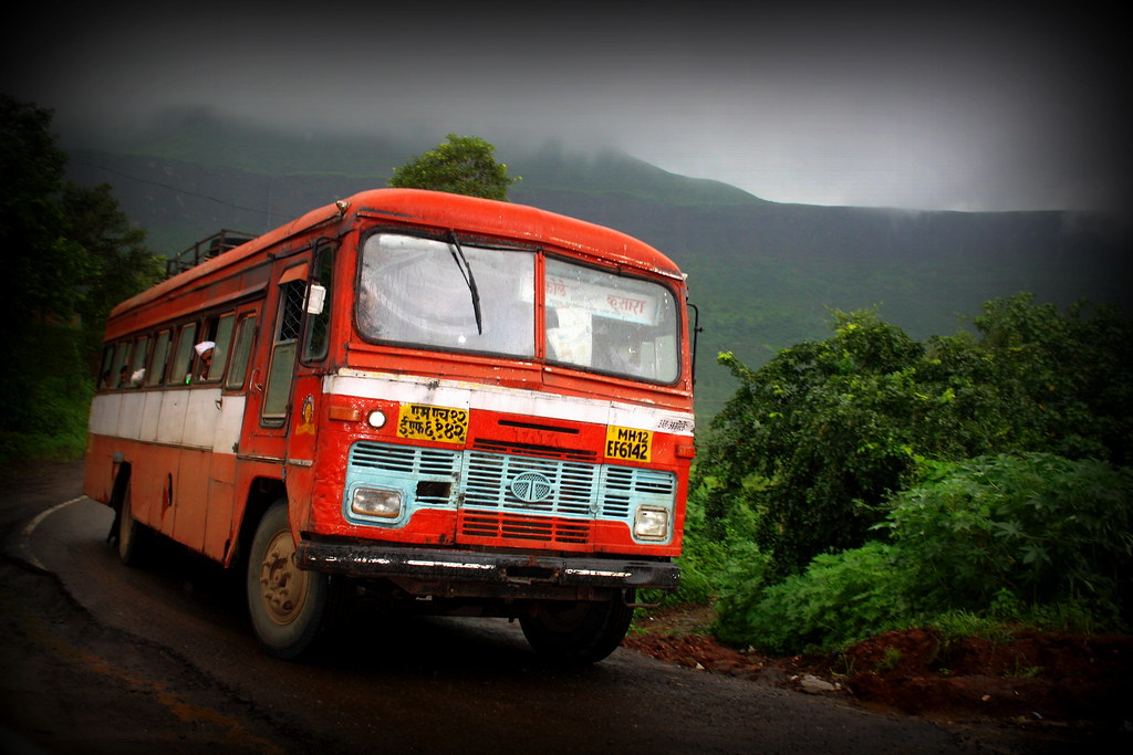 Maharashtra State Road Transport Corporation The red MSRTC… Flickr
