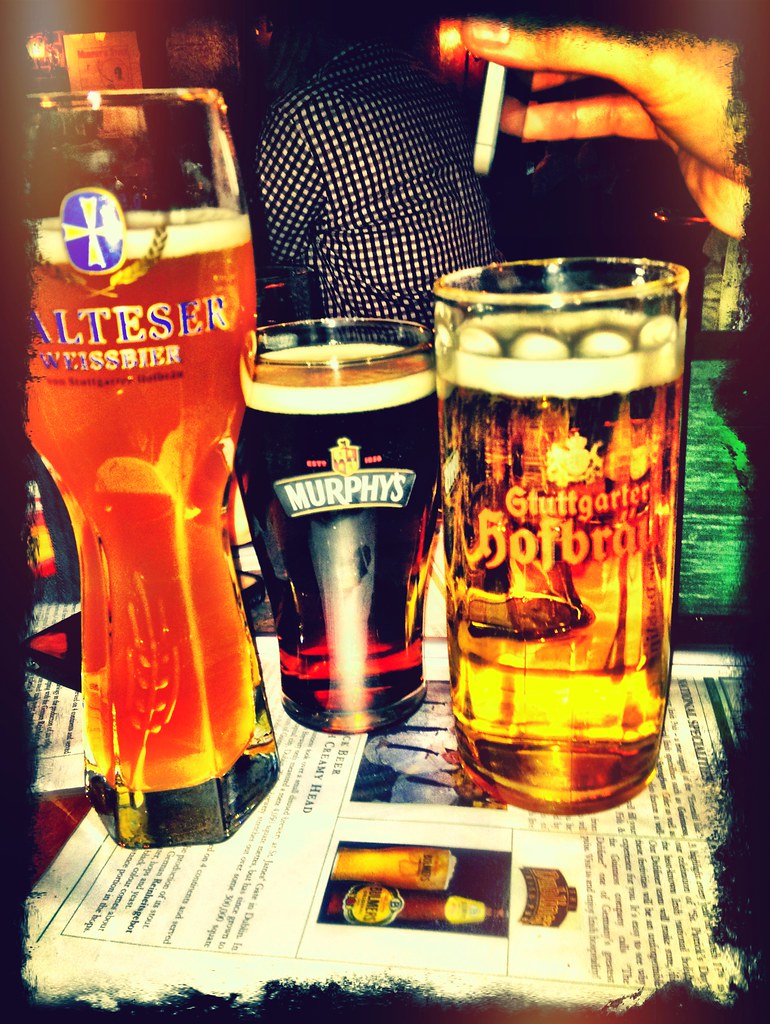 Choices Beers at an Irish pub in Stuttgart. lincolnblues Flickr