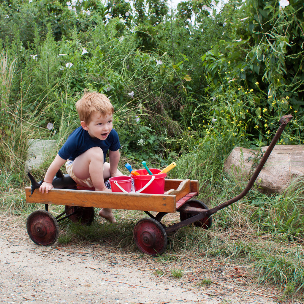 Little Red Wagon [211/366] Day 211. Our fourth day on Nant… Flickr