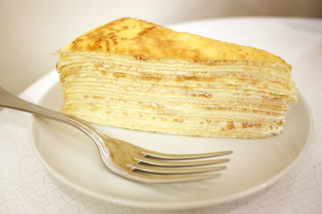 Mille Crêpes Cake at Lady M. The Mille Feuille Crepe Cake … Flickr