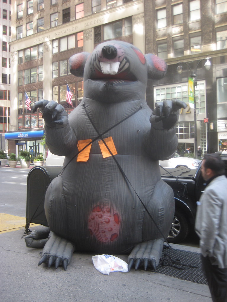 Strike Rat Balloon on Broadway 3181 Strike Rat Balloon on … Flickr