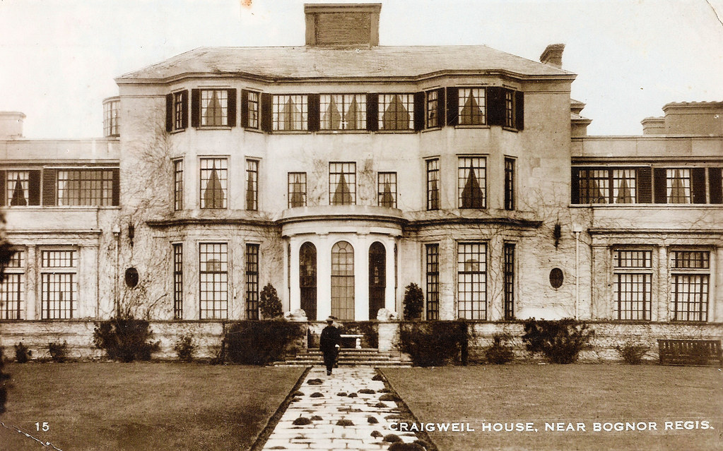 Bognor Regis Craigweil House A postcard bearing an early… Flickr