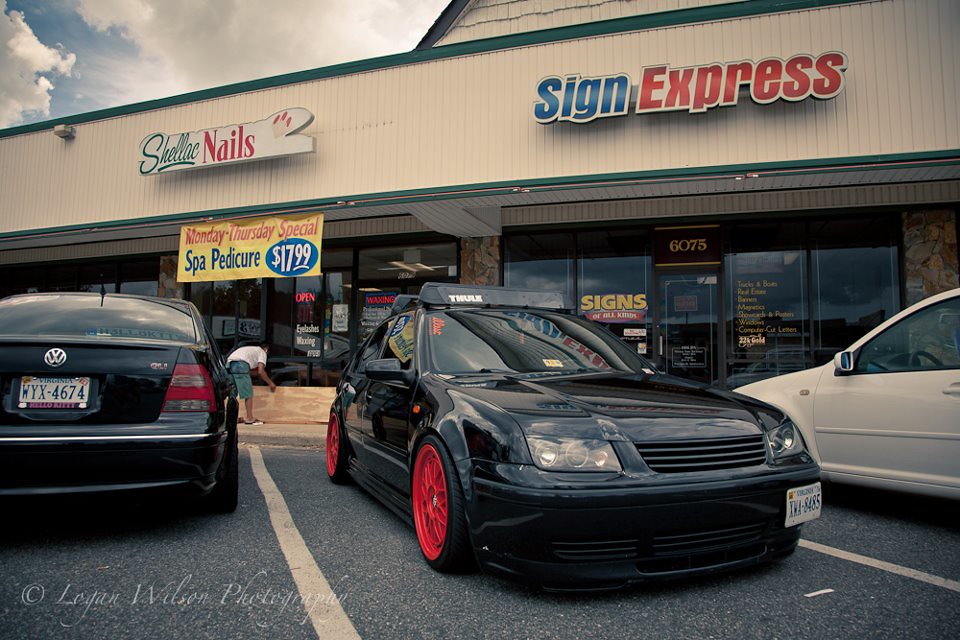 mk4 jetta gli (boser hood) photo by Logan Wilson Flickr