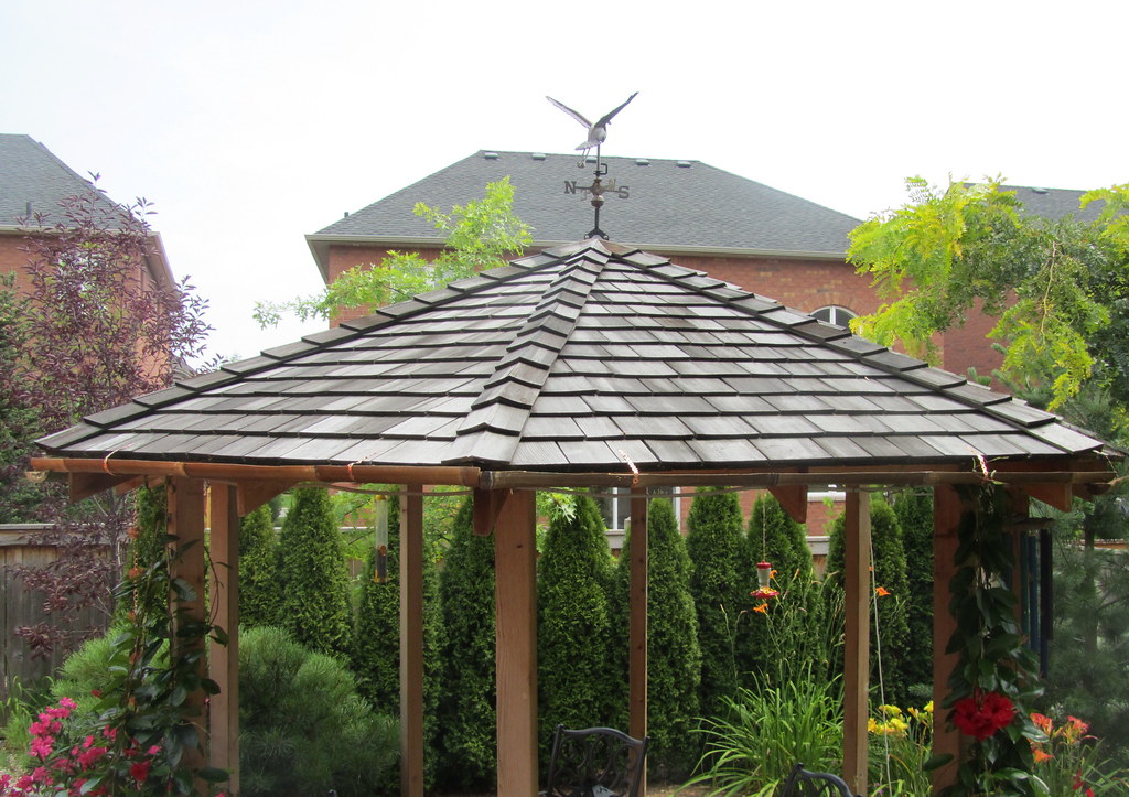 Bamboo Rain Gutters for Gazebo JP Newell Flickr