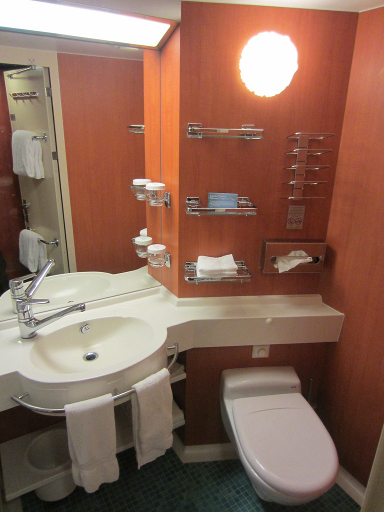Bathroom in Norwegian Gem Cruise ship stateroom 11133 Flickr