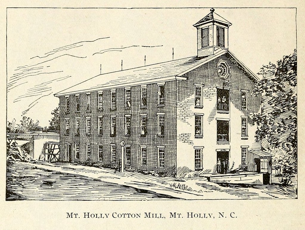 Mt. Holly Cotton Mill, Mt. Holly, NC From the 1897 Annual … Flickr