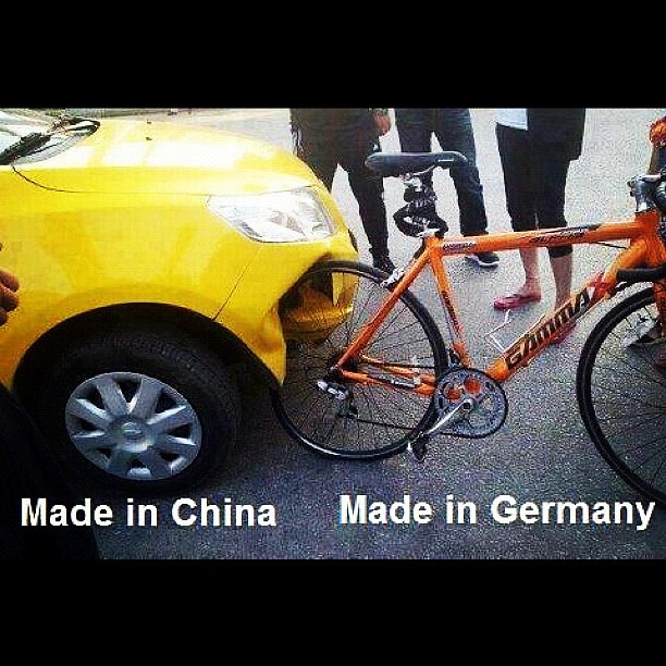 Made in China vs. Made in Germany ;) GREAT PICT Charles Nouÿrit Flickr