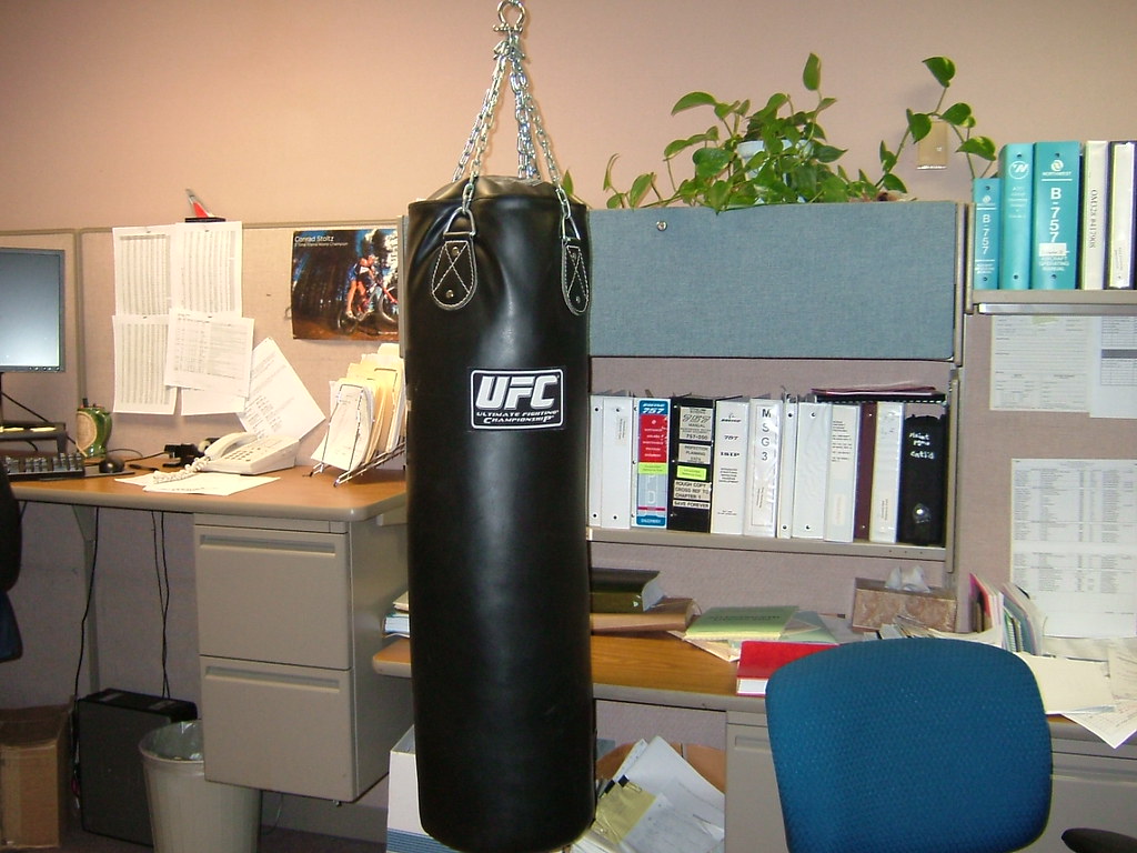 Office Punching Bag Sometimes you have to relieve a little… Flickr