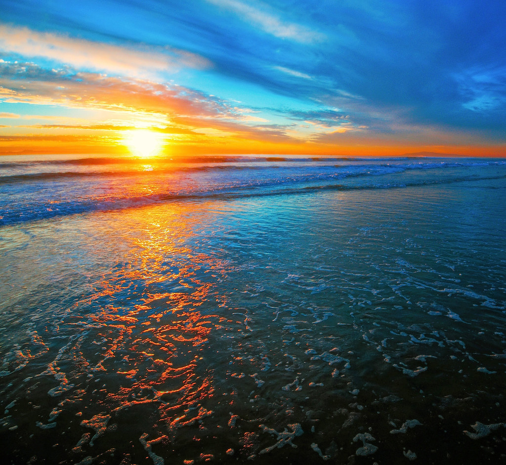 California Sunset Huntington Beach California Camera = Oly… Flickr