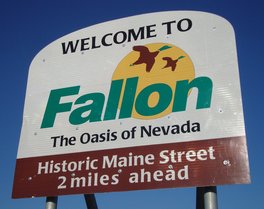 to Fallon Sign (Fallon, Nevada) Fallon, called the… Flickr