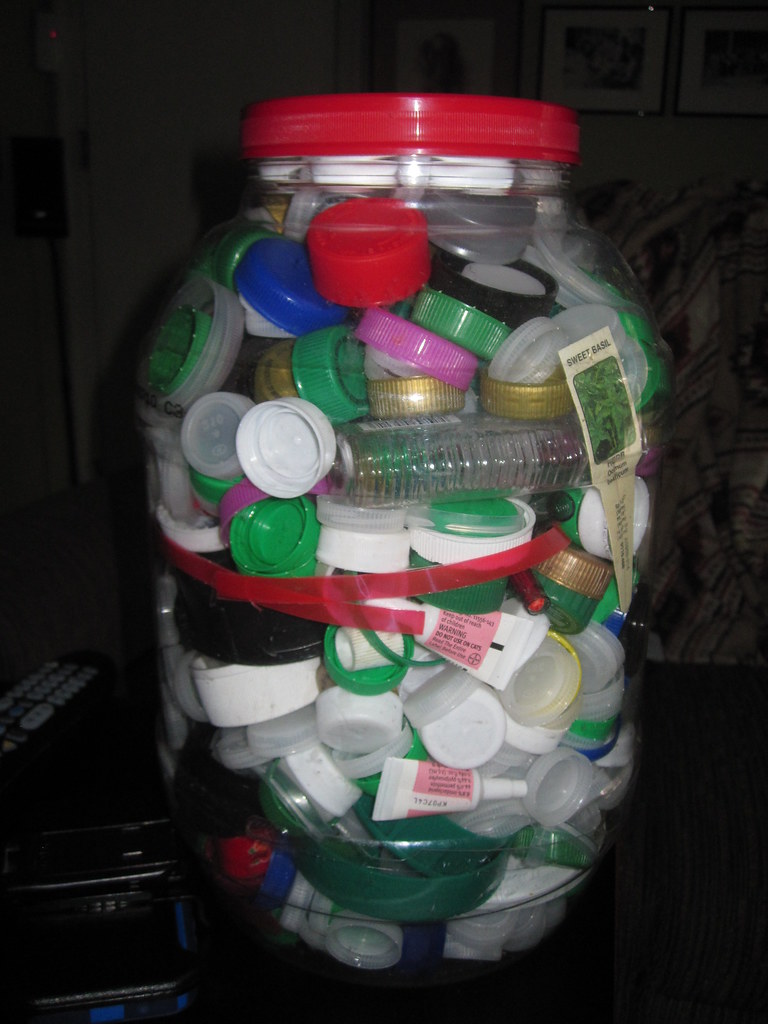 Third Jar When you recycle plastic bottles they want caps … Flickr