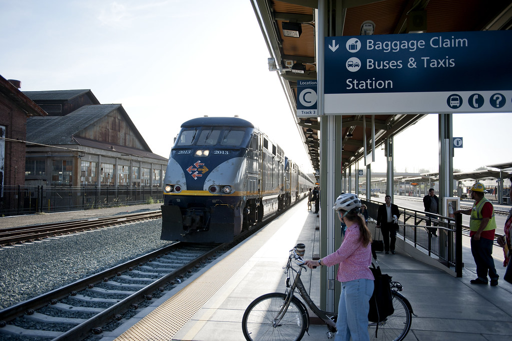 Amtrak Station Sacramento First step on our trip is usuall… Flickr