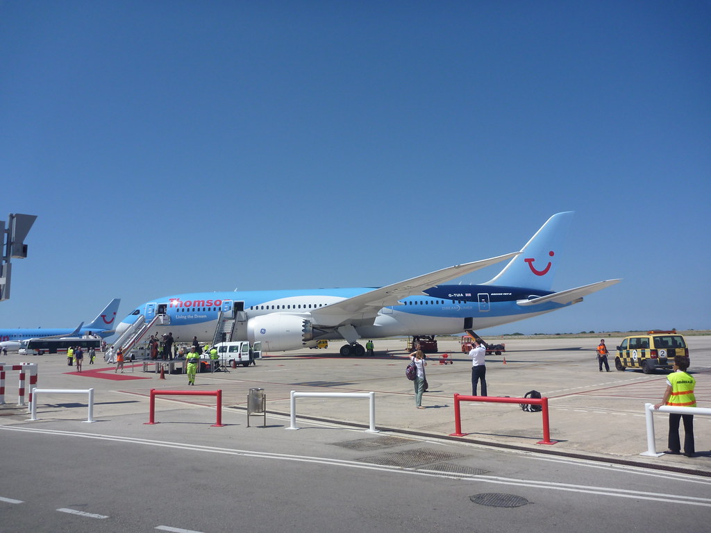 Thomson B787 At Mahon Airport, Menorca Business Traveller Flickr
