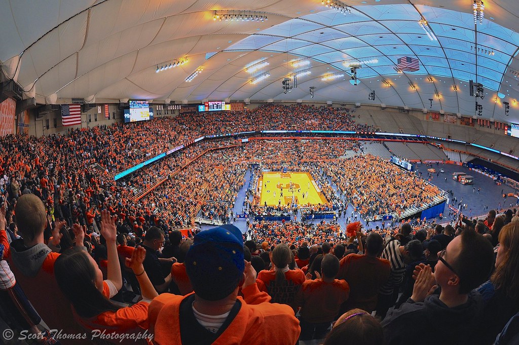Inside the Carrier Dome 28,000 plus stand and cheer as tim… Flickr