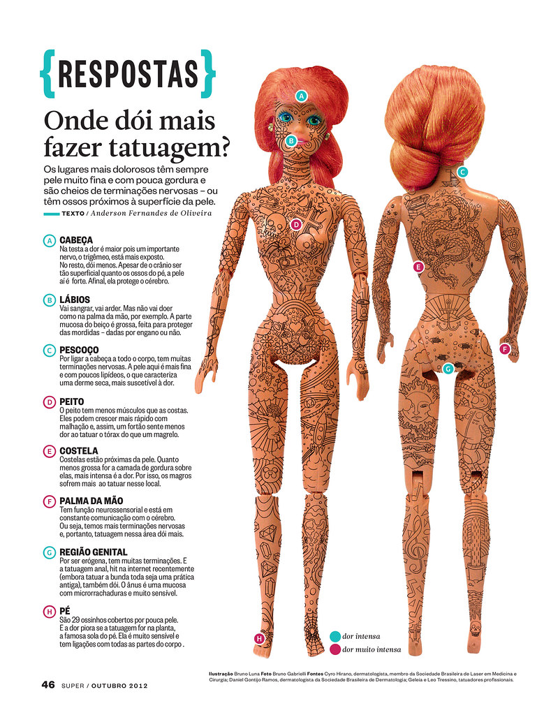 Onde menos dói para fazer tatuagem Vamos Mamães Onde dói mais fazer tatuagem? SUPERINTERESSANTE Foto Br… Flickr