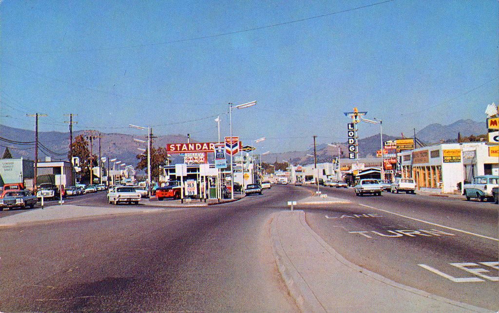 vintage yreka california street scene 1960's Ryan Khatam Flickr