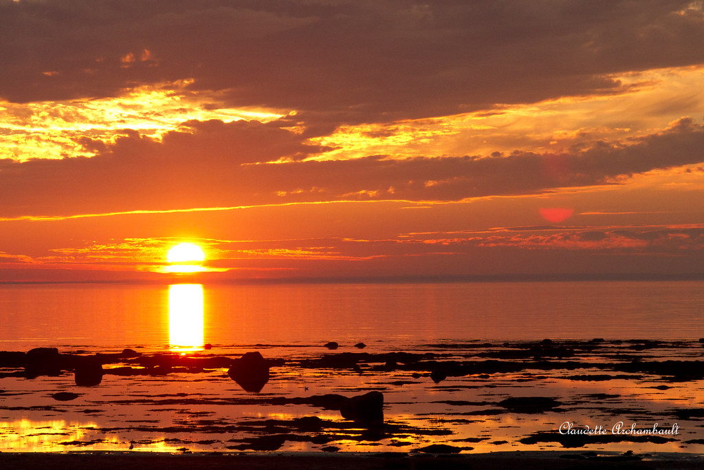 Coucher de soleil à Rimouski, Sunset C'est fascinant de vo… Flickr
