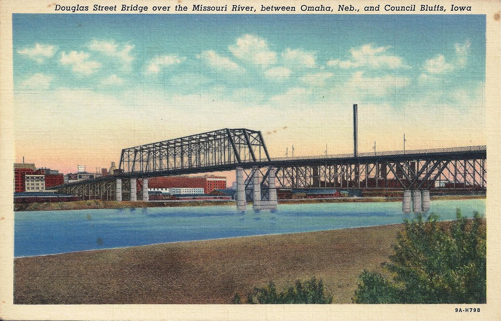Missouri River, Omaha, Nebraska, Council Bluffs, Iowa, Dou… Flickr