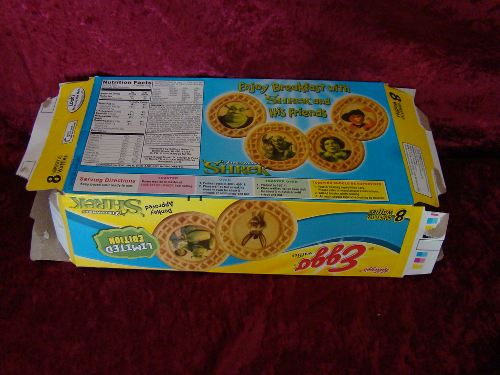 Shrek Printed Eggo Waffles Shrek Printed Eggo Waffles Lice… Flickr